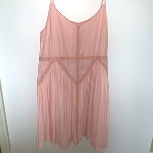 Ballet Pink Mini Shift Dress